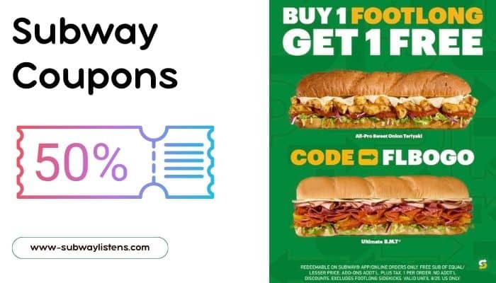 Subway Coupons